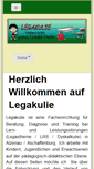 Mobile Screenshot of legakulie.de